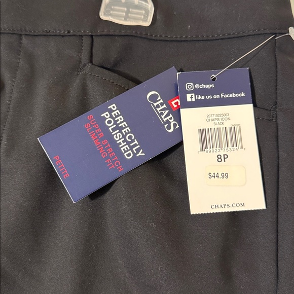 Chaps Women’s Classic Black Dress Pants - Picture 6 of 6